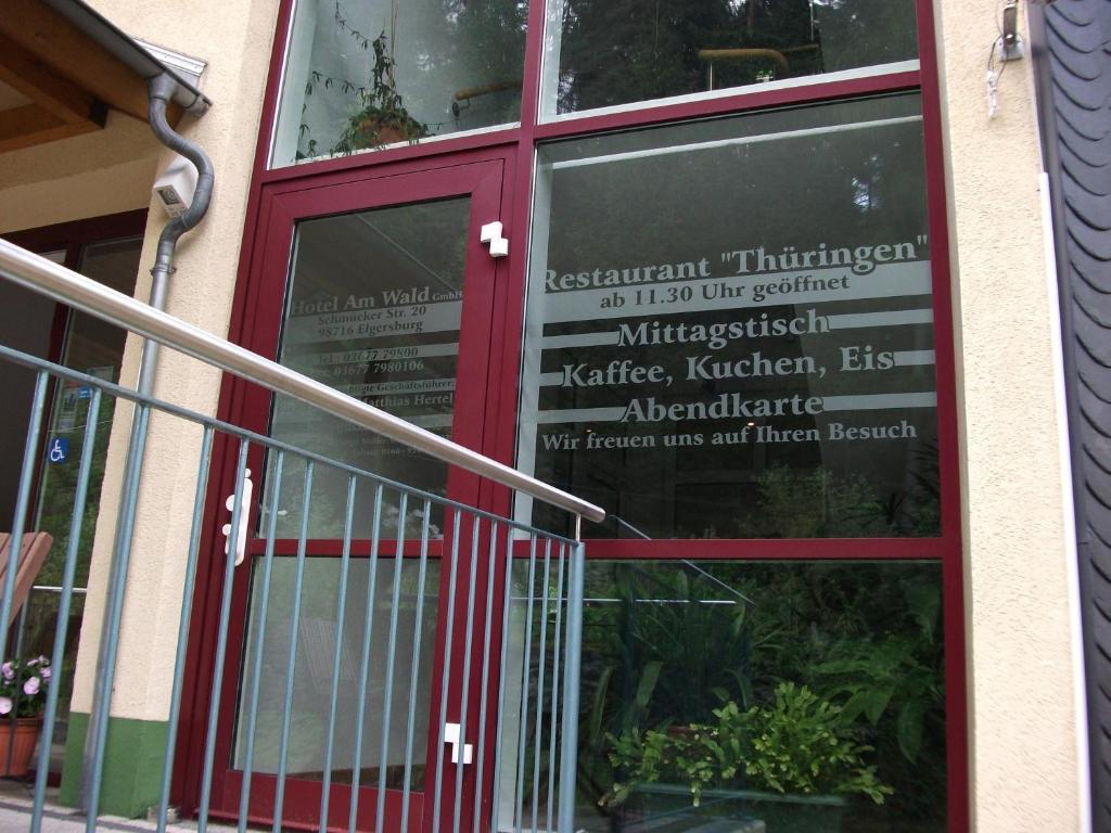 Hotel Am Wald -Garni- Elgersburg Exterior foto